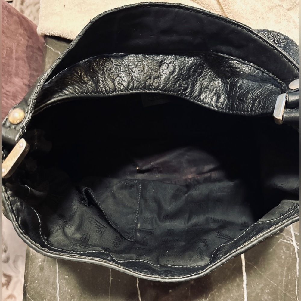 Guccisima Nero Leather Hobo Bag- 1 DAY ONLY OFFER. IF U HIT LIKE GET READY !!! - Picture 16 of 16